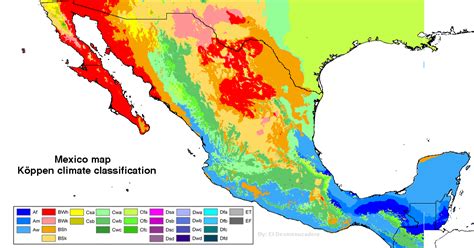 veracruz mexico map with climate zones